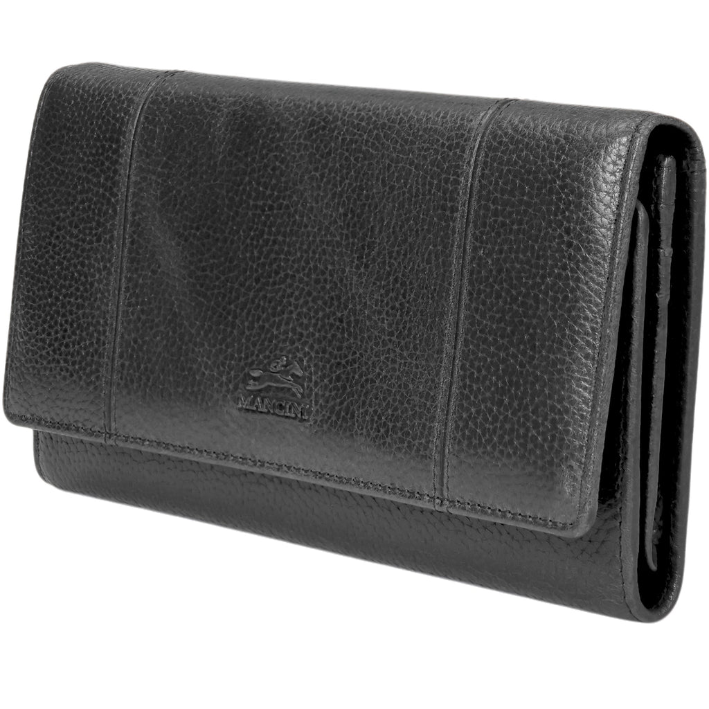 Mancini Fifth Avenue RFID Secure Trifold Wallet Mancini