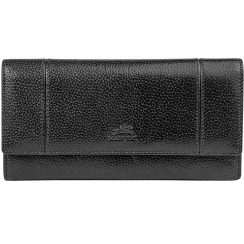 Mancini Fifth Avenue RFID Secure Quad fold Wallet Mancini