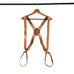 Double Camera Strap Harness- Tan Brown Classy Leather Bags