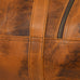 Leather Gym Travel Bag, Round Classy Leather Bags