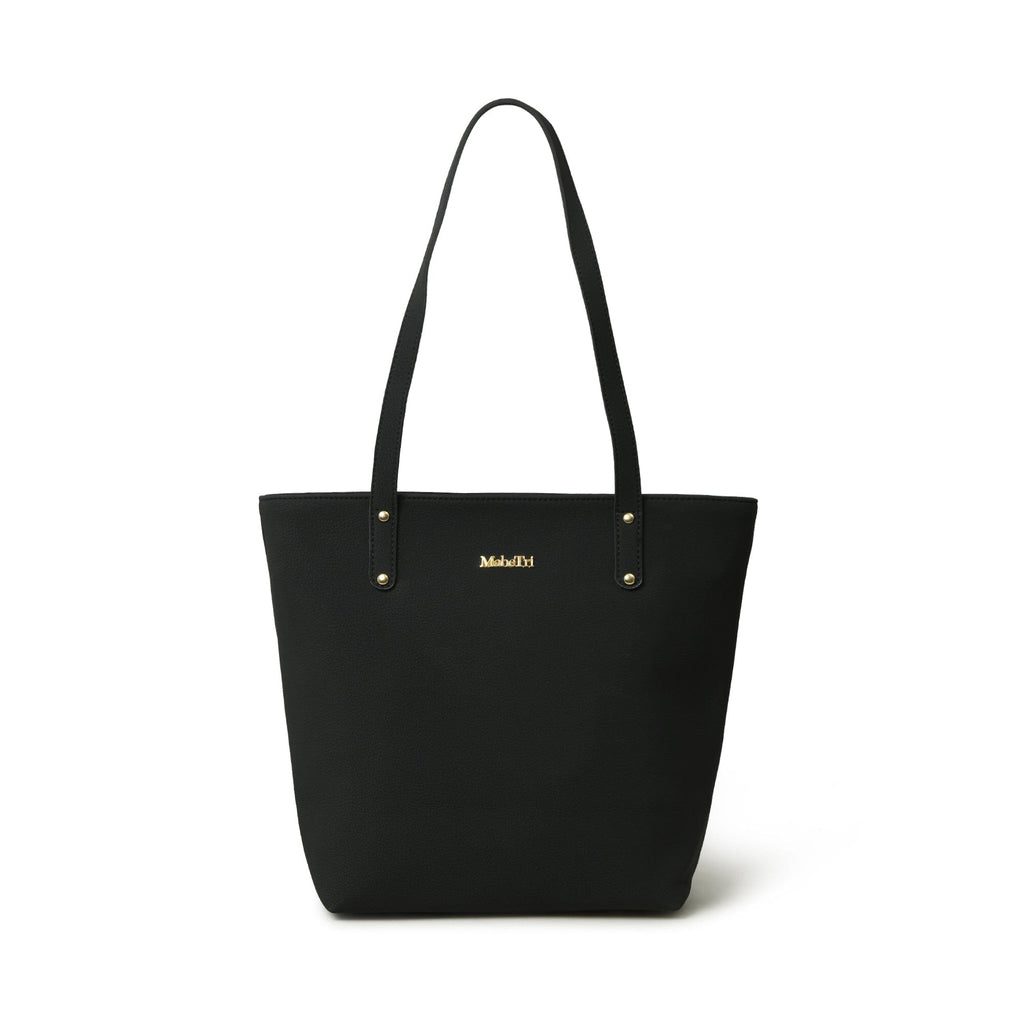 Era Vegan Leather Tote - Midnight Black Classy Leather Bags