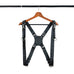 Dual Leather Camera Strap Harness- Black Classy Leather Bags