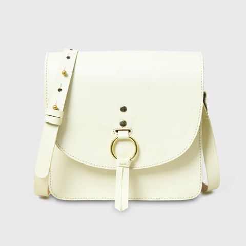 White Elegance Crossbody Sling Bag Classy Leather Bags