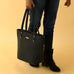 Era Vegan Leather Tote - Midnight Black Classy Leather Bags