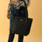 Era Vegan Leather Tote - Midnight Black Classy Leather Bags