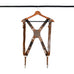 Double Camera Strap Harness- Brown Classy Leather Bags