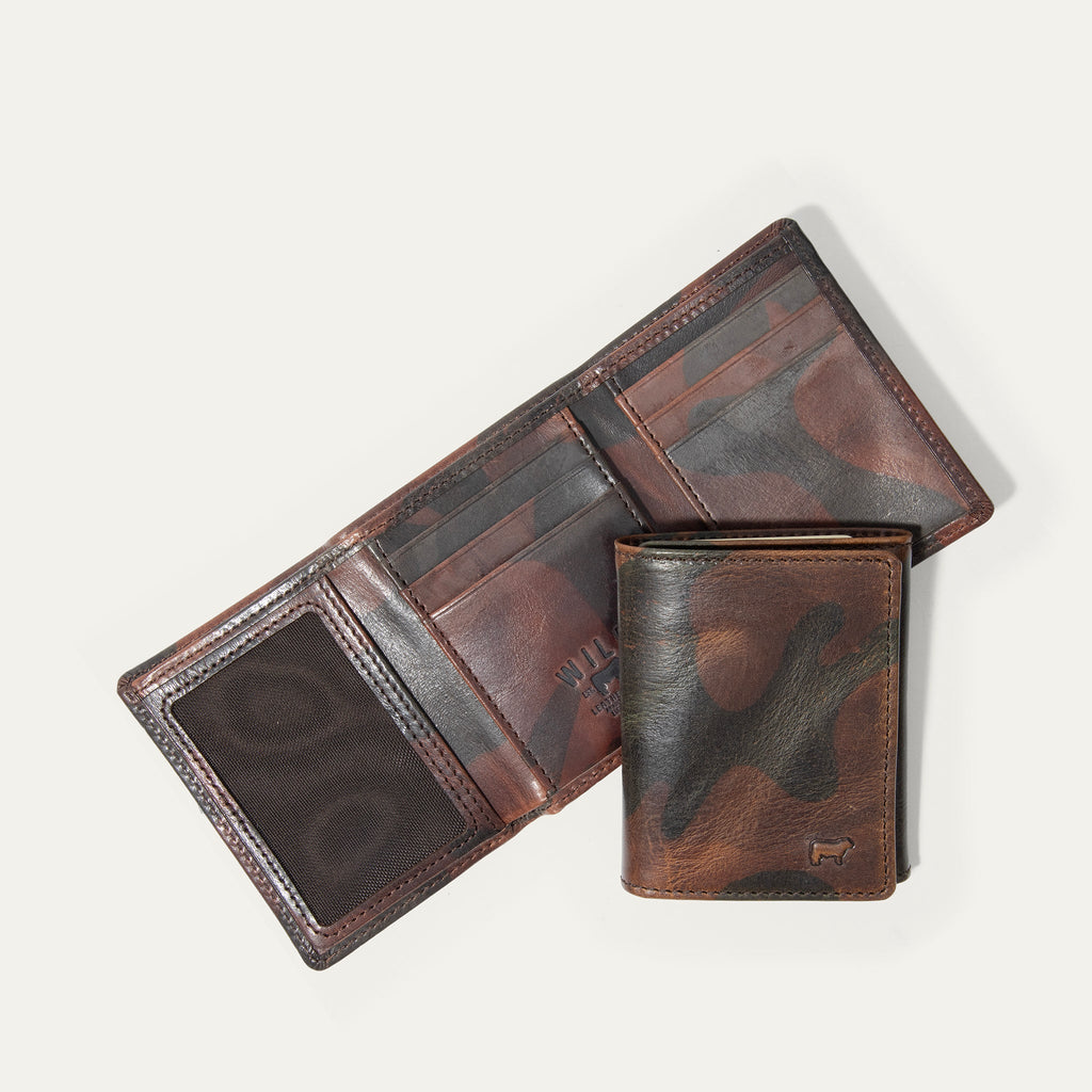 Military Trifold Will Leather Goods