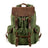 Casual Retro Drawstring Men's Oil Wax Canvas Travel Backpack Social Buzz eSIMs