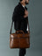 Laurent Leather Briefcase- Brown Classy Leather Bags