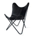 The Jet Black Butterfly Chair Classy Leather Bags