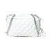 Mini Quilted Crossbody Bag, White Classy Leather Bags