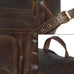 Alpha Brown Buffalo Leather Travel Backpack Classy Leather Bags