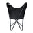 The Jet Black Butterfly Chair Classy Leather Bags