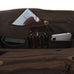 Alpha Brown Buffalo Leather Travel Backpack Classy Leather Bags