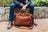 Piel Leather Computer Briefcase Carry All Bag Piel