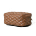 Mini Quilted Crossbody Bag, Rich Brown Classy Leather Bags