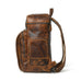 Alpha Caramel Buffalo Leather Travel Backpack Classy Leather Bags