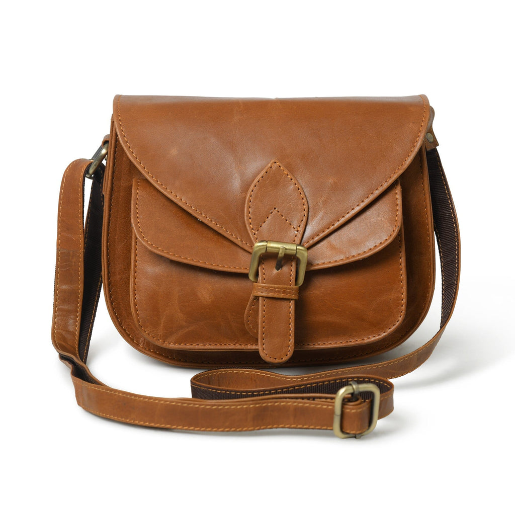 The Molina Satchel- Tan Brown Classy Leather Bags