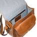 The Molina Satchel- Tan Brown Classy Leather Bags