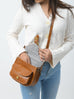 The Molina Satchel- Tan Brown Classy Leather Bags