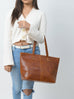Kim & Blair Combo -  Cocoa Brown Classy Leather Bags