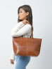 Kim & Blair Combo -  Cocoa Brown Classy Leather Bags