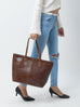 Kim & Blair Combo -  Dark Brown Classy Leather Bags
