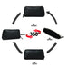 Classic Black Leather Clutch Classy Leather Bags