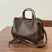 Womens Casual All-Match Tote Bag Made From Full-Grain Cowhide Leather Social Buzz eSIMs