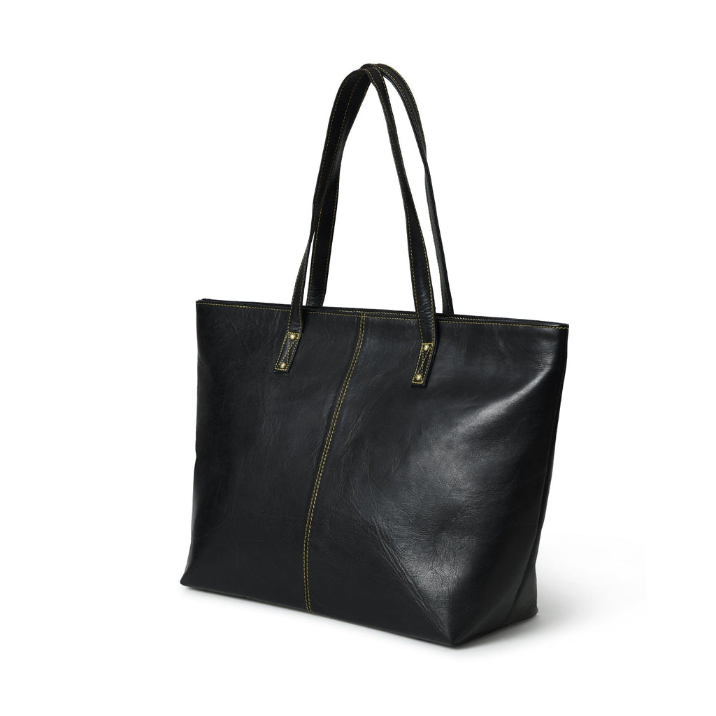 The Kim Tote Bag- Black Classy Leather Bags