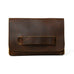 Chic Cocoa Leather Women's Clutch Classy Leather Bags