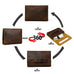 Chic Cocoa Leather Women's Clutch Classy Leather Bags