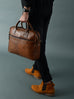 Laurent Leather Briefcase- Brown Classy Leather Bags