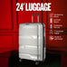 24-inch Silver Hardcase Roller Luggage Sole Premise