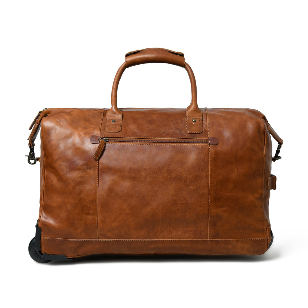Harbor Leather Trolly Carry-On Classy Leather Bags