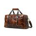 Espresso Elegance Carry on Duffle, Saddle Tan Classy Leather Bags