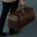 The Bolton Flap Duffel- Brown Classy Leather Bags