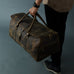 The Bolton Flap Duffel- Dark Brown Classy Leather Bags