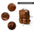 Tan Portland Laptop Backpack Classy Leather Bags