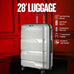 28-inch Silver Hardcase Roller Luggage Sole Premise