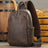 Retro Men's Casual Travel Crossbody Chest Bag Social Buzz eSIMs