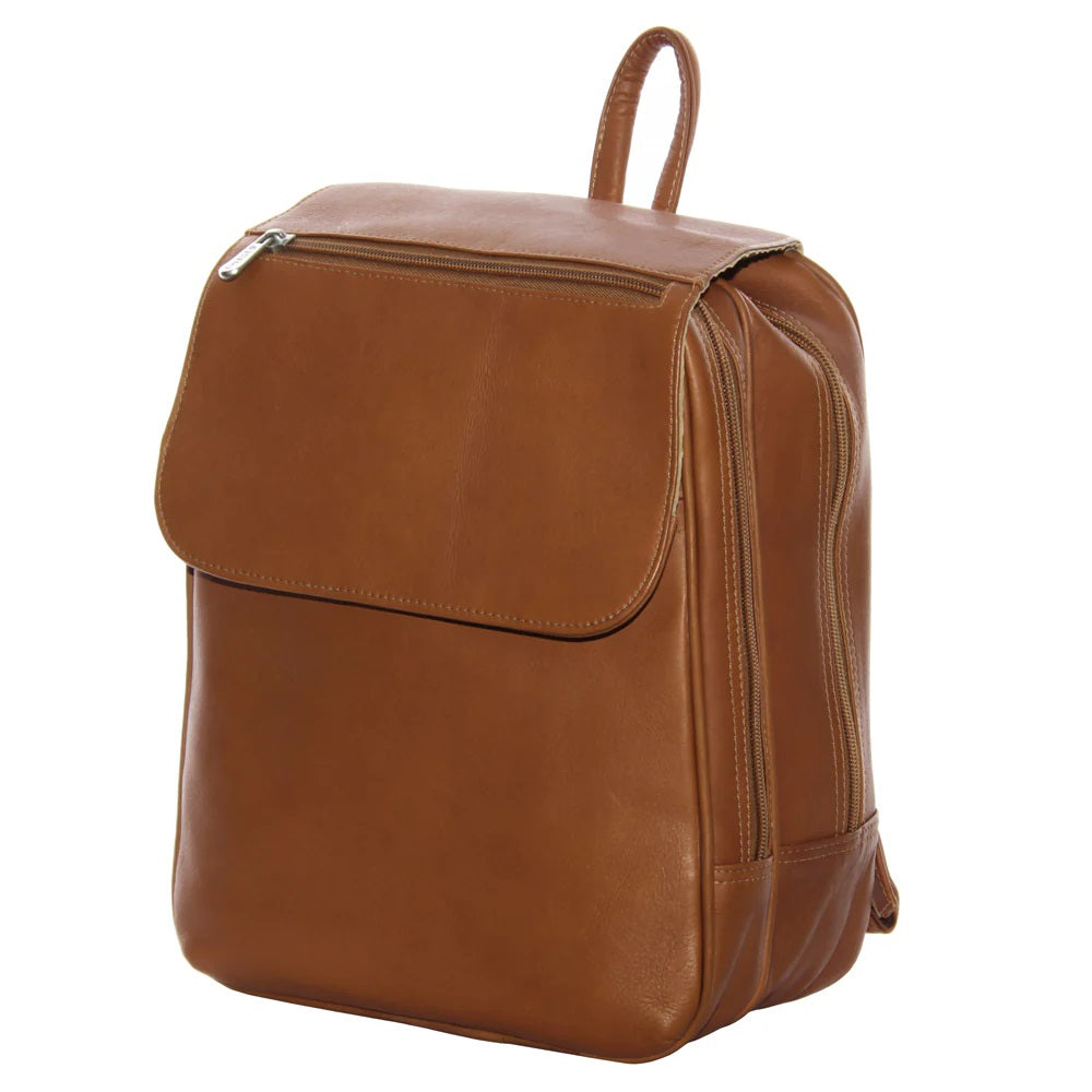 Piel Leather Flap Over Tablet Backpack Piel