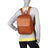 Piel Leather Flap Over Tablet Backpack Piel