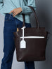 Chestnut Charm Brown Leather Tote Classy Leather Bags