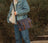 Waxed Canvas Messenger Bag Waxed Courier Bag Canvas Shoulder Bag Men Satchel Briefcase Vintage Crossbody Bag RockCow Leather Studio