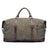 Vintage Canvas Leather Shoulder Bag Canvas Duffle Bag Crossbody Travel Bag RockCow Leather Studio