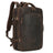 Full Grain Leather Travel Backpack Mens Large Leather Backpack Laptop Backpack Convertible Handbag RockCow Leather Studio