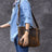 Crazy Horse Leather Men's Briefcase Retro Messenger Bag RockCow Leather Studio