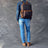 Men Retro Backpack Crazy Horse Leather Travel Backpack Laptop Backpack RockCow Leather Studio