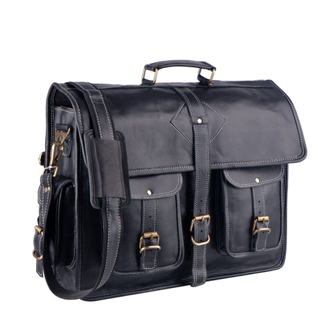 The Retro Black Classy Leather Bags